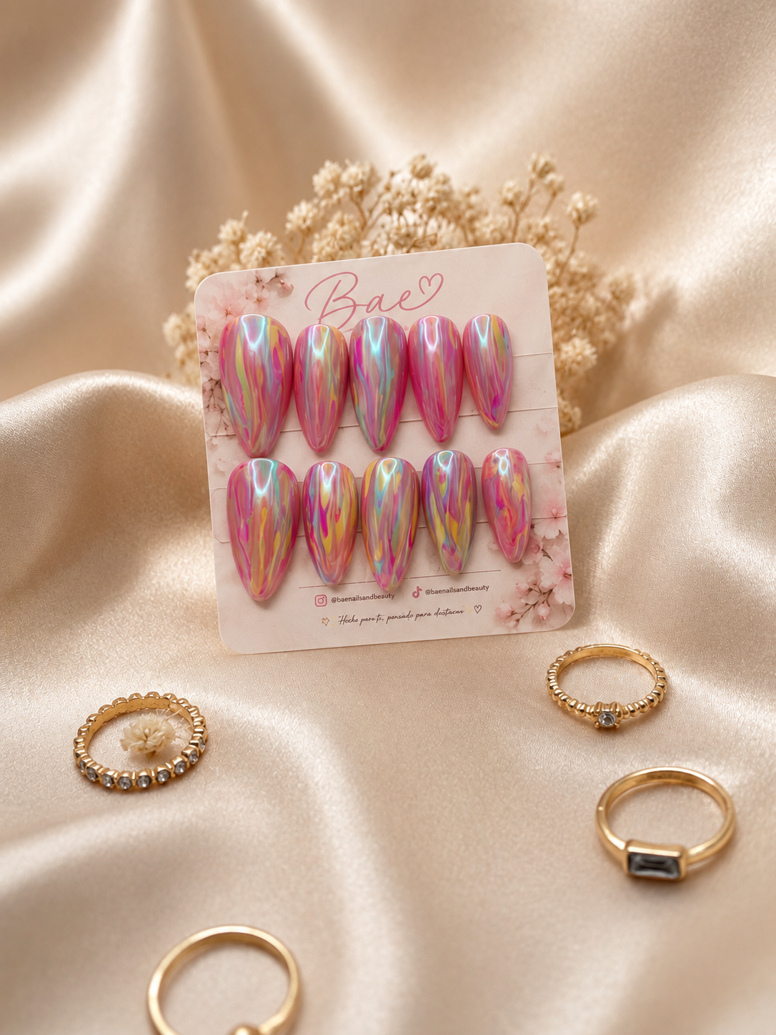 Prism Kiss | Handmade Gel Press-On Nails