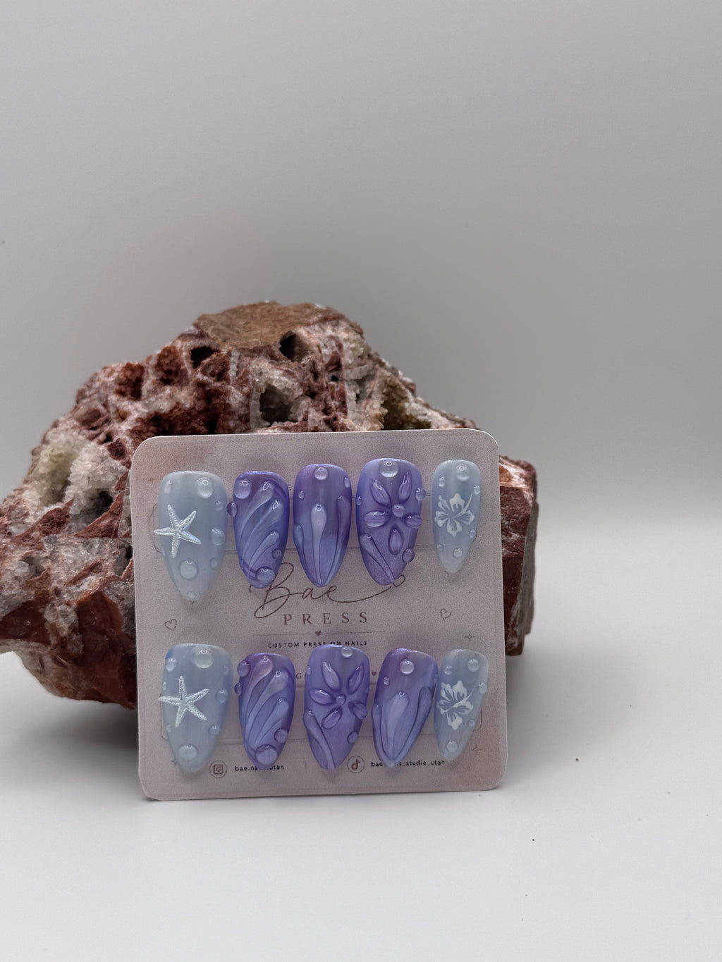 Lavender Tide  | Luxury Handmade Gel Press-On Nails