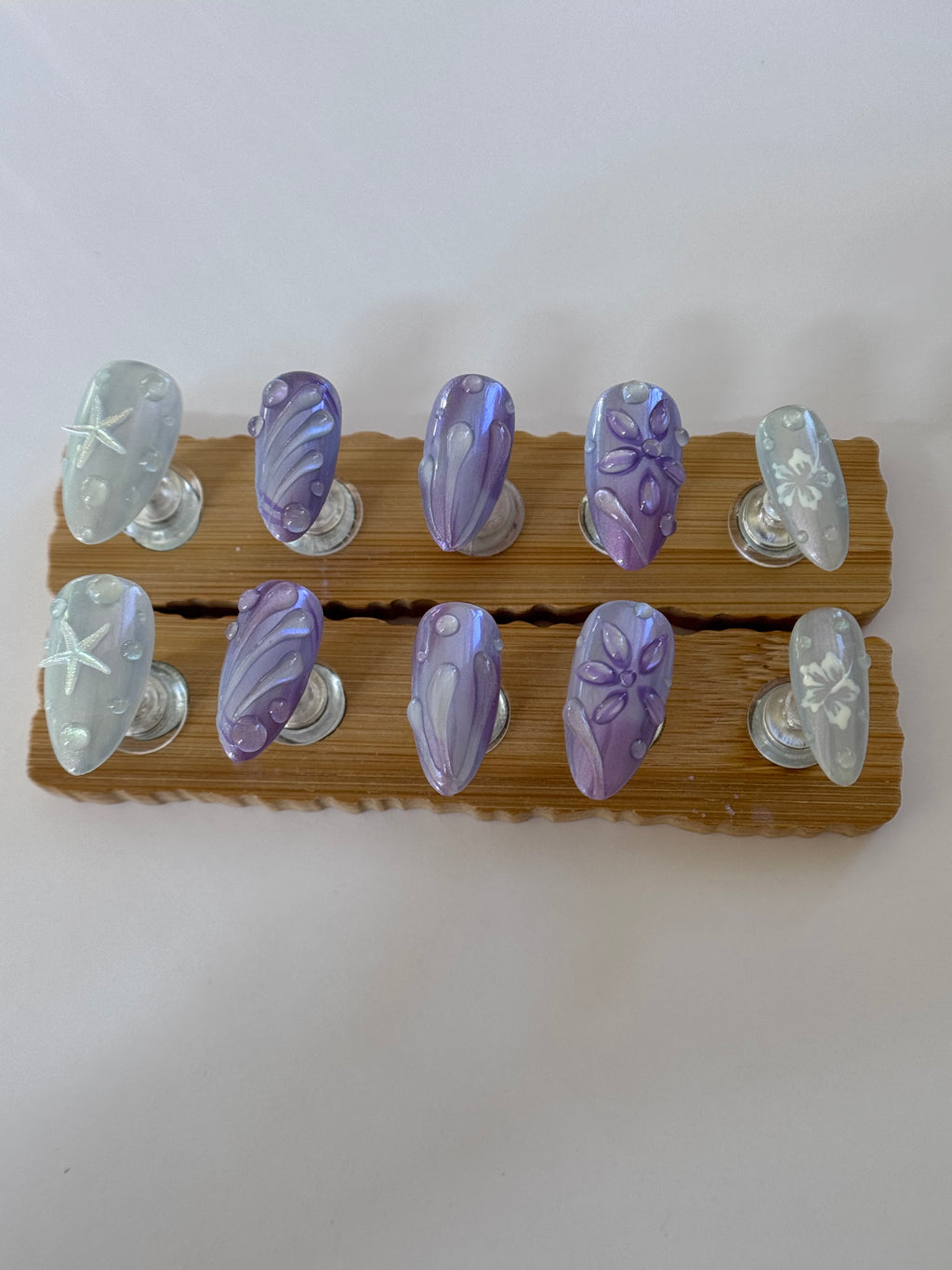 Lavender Tide  | Luxury Handmade Gel Press-On Nails