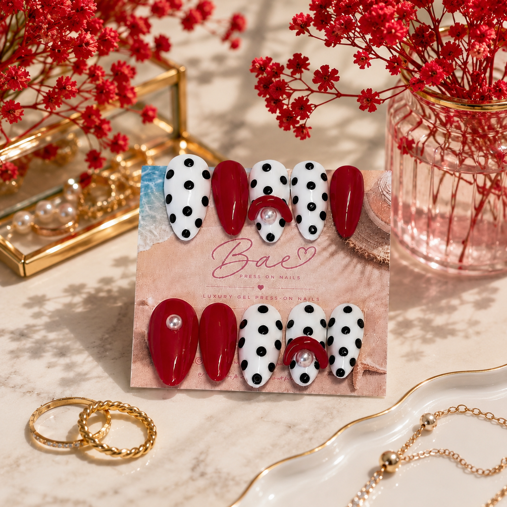 Scarlet Muse | Luxury Handmade Gel Press-On Nails