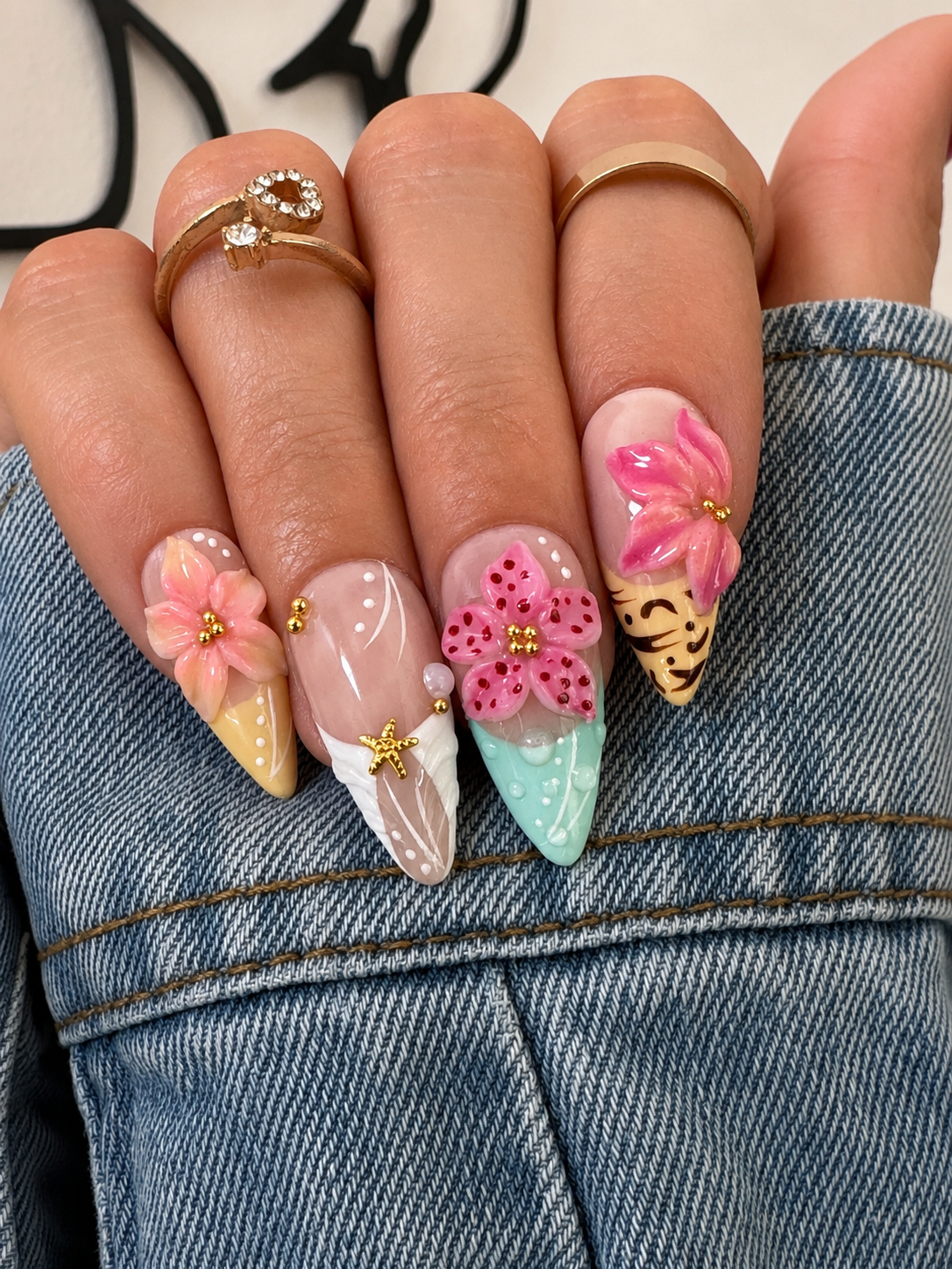 Coral Paradise | Luxury Handmade Gel Press-On Nails