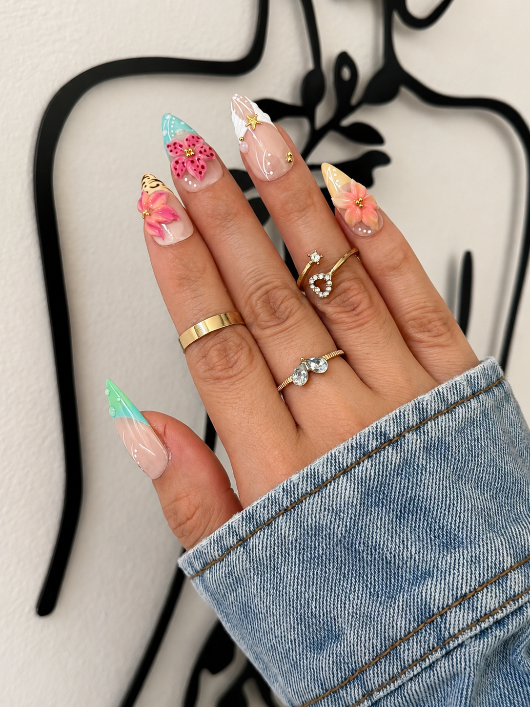 Coral Paradise | Luxury Handmade Gel Press-On Nails