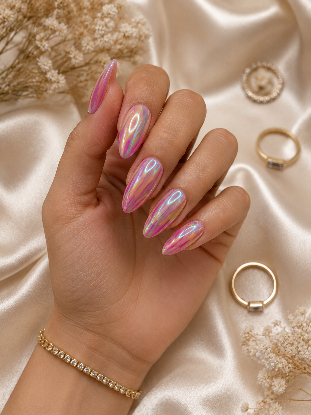 Prism Kiss | Handmade Gel Press-On Nails