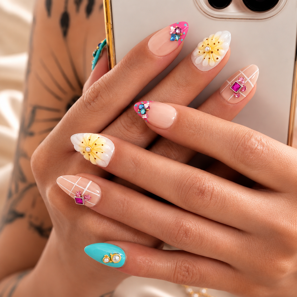 Sunset Bazaar | Luxury Handmade Gel Press-On Nails