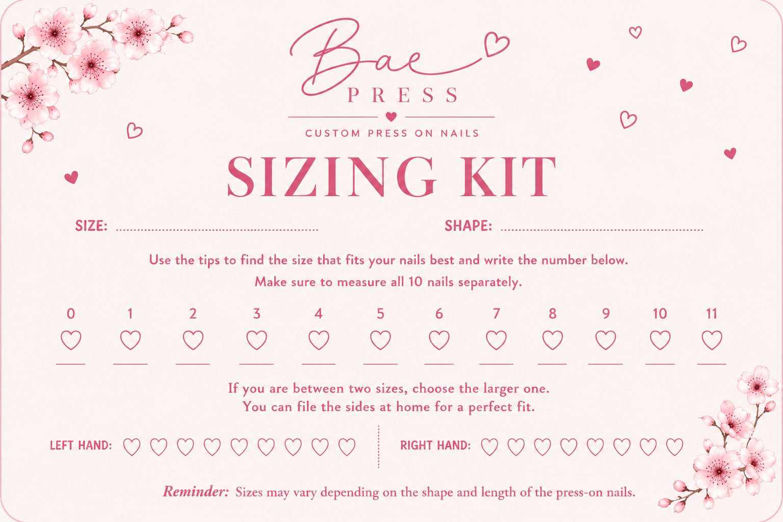 Sizing Kit