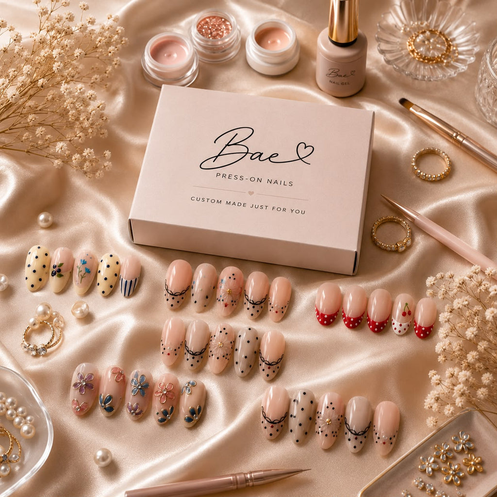 Bae Bespoke custom press-on nails design service
