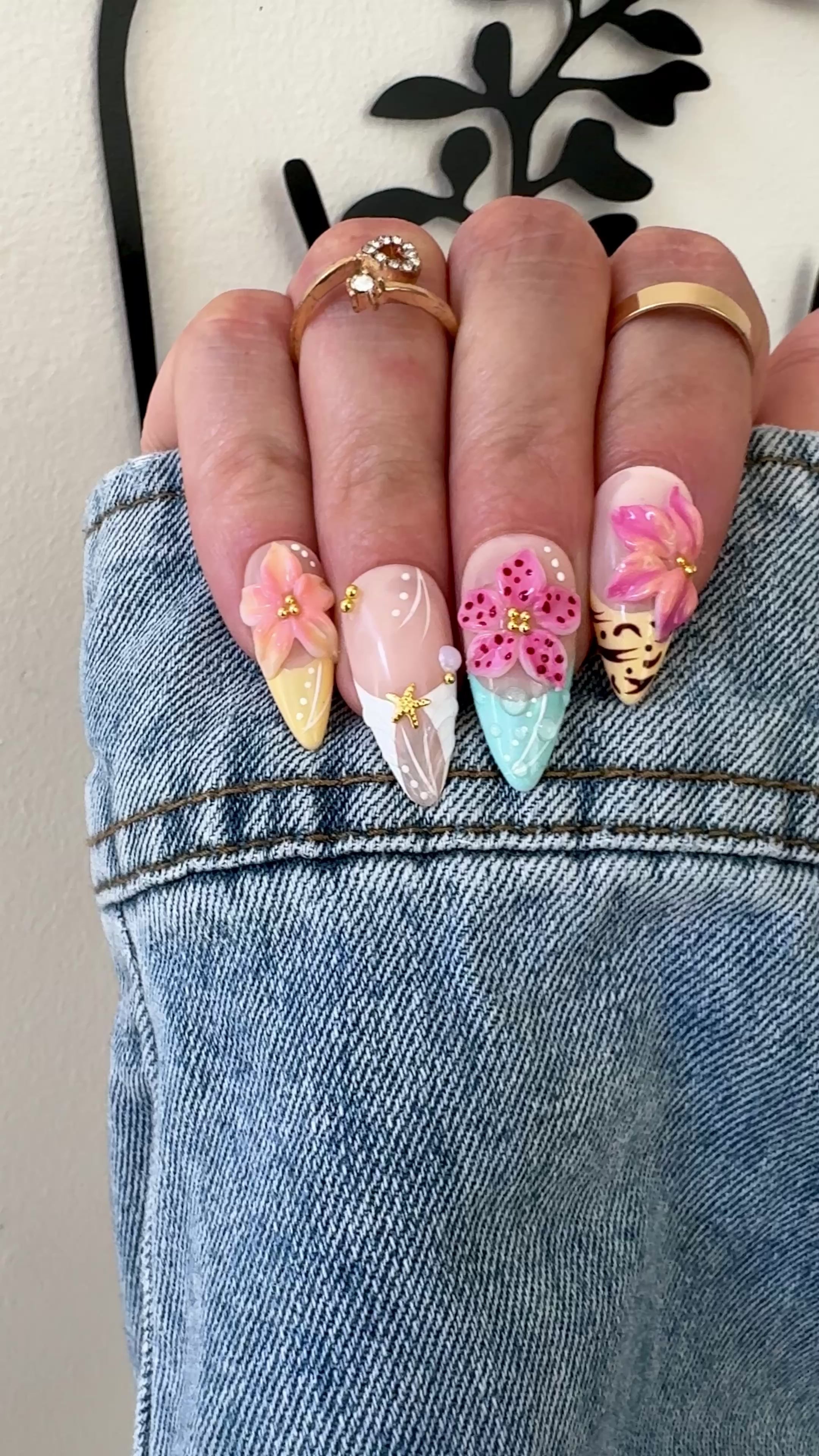 Coral Paradise | Luxury Handmade Gel Press-On Nails