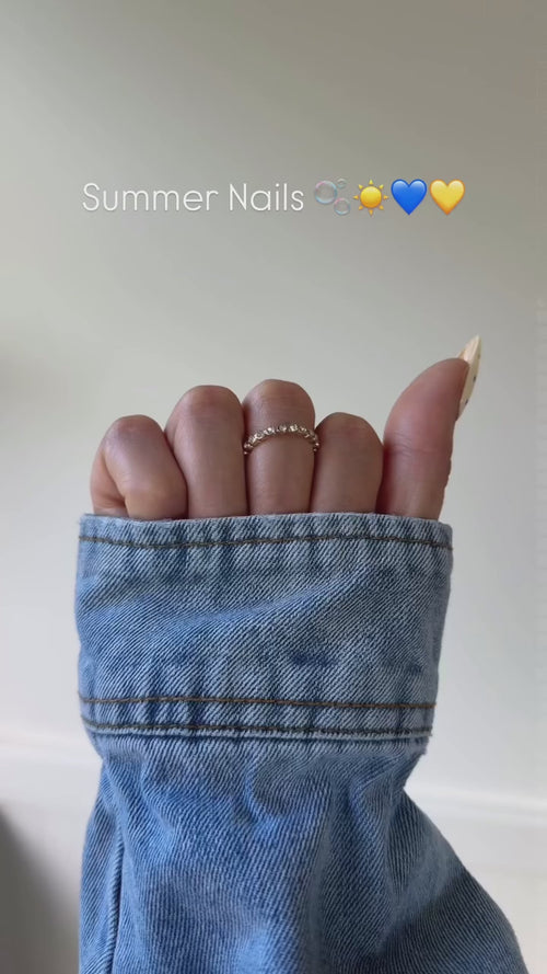 Blueberry Bloom press-on nails product video